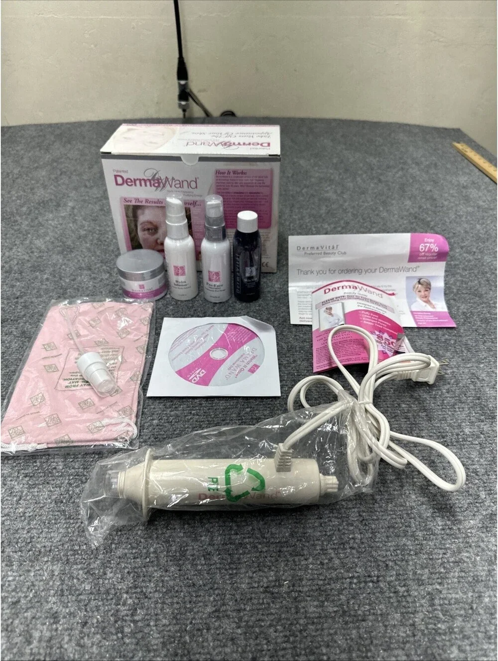 DERMA WAND High Frequency Skin Care System WAND As Seen On TV Esthetician